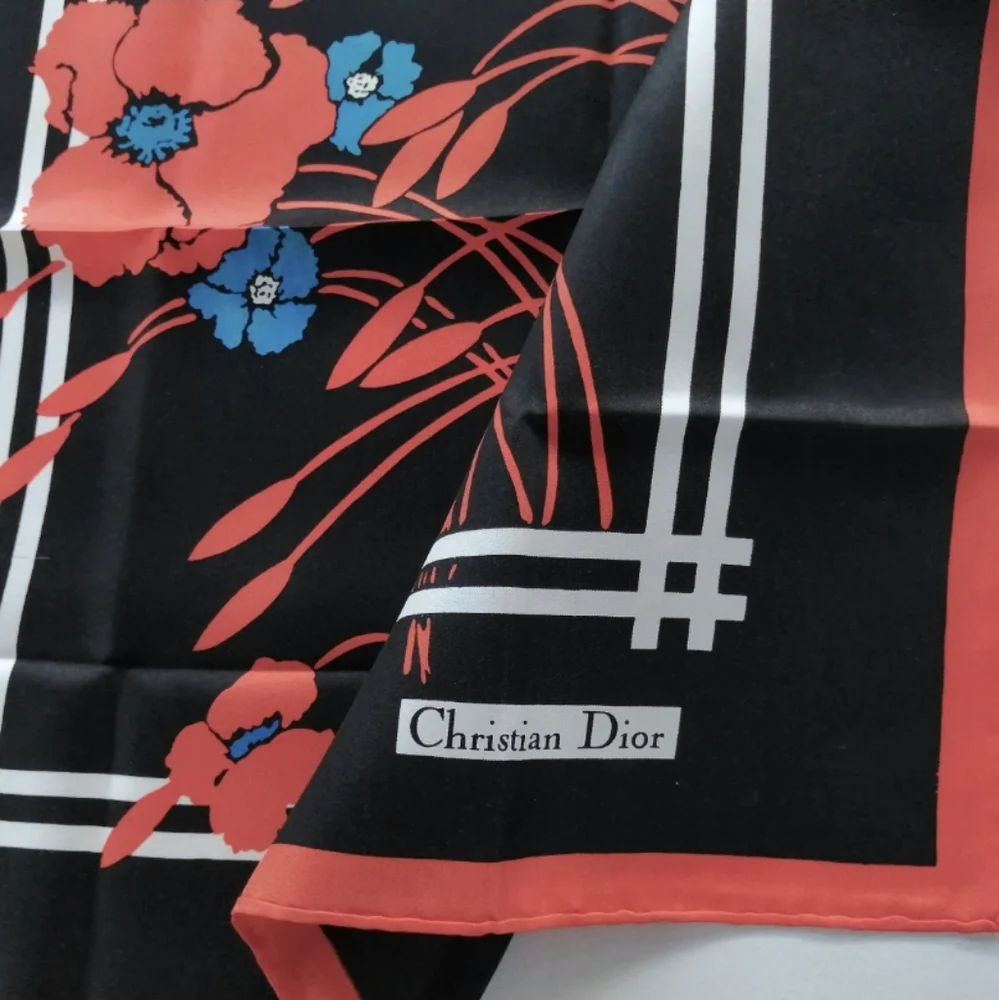 Vintage Christian Dior Silk Scarf 20.5